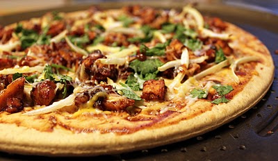 BBQ Chicken Pizza from Split Pearsonality