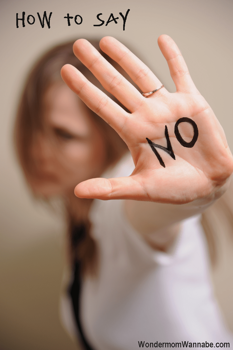 Great tips if you don't know how to say no when others ask you to do things you don't have time or interesting in doing without offending them. via @wondermomwannab