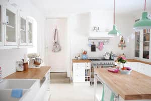 clean and bright kitchen