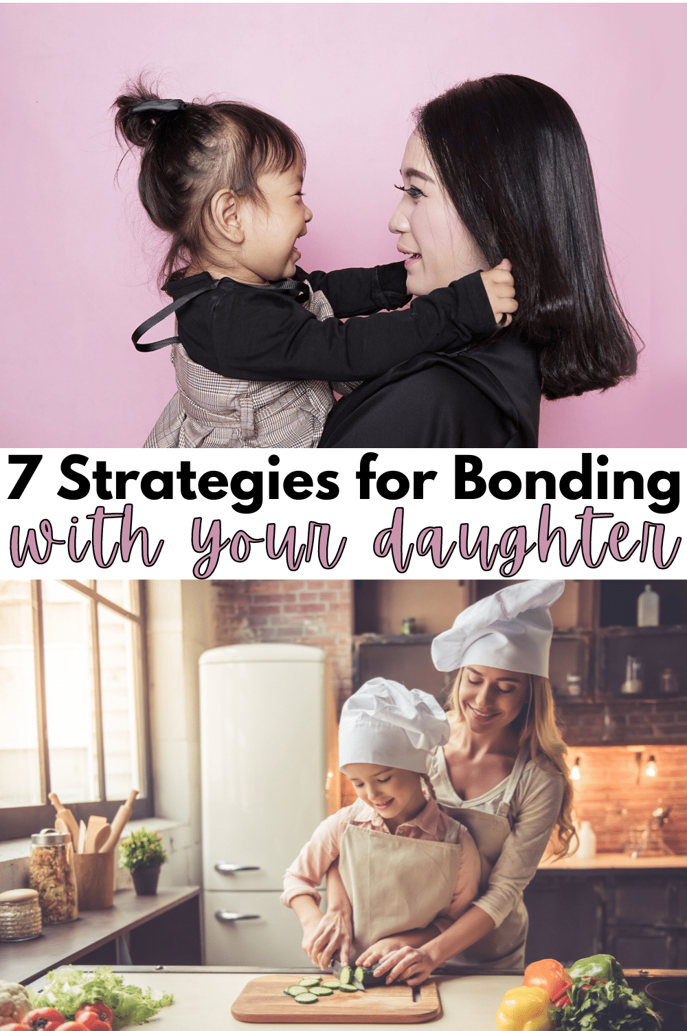 A mother & daughter relationship is special. Here are simple strategies for bonding with your daughter to make the most of that relationship. #motherdaughterrelationship #motherdaughter #momlife via @wondermomwannab