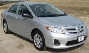 Best Car for Teen Driver. Silver Toyota