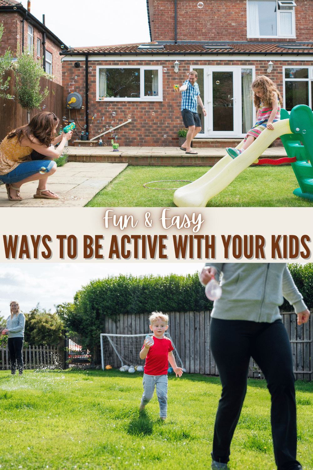 Fun & Easy Ways To Be Active With Your Kids via @wondermomwannab