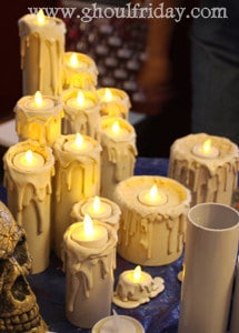 PVC Candles for Halloween decorations