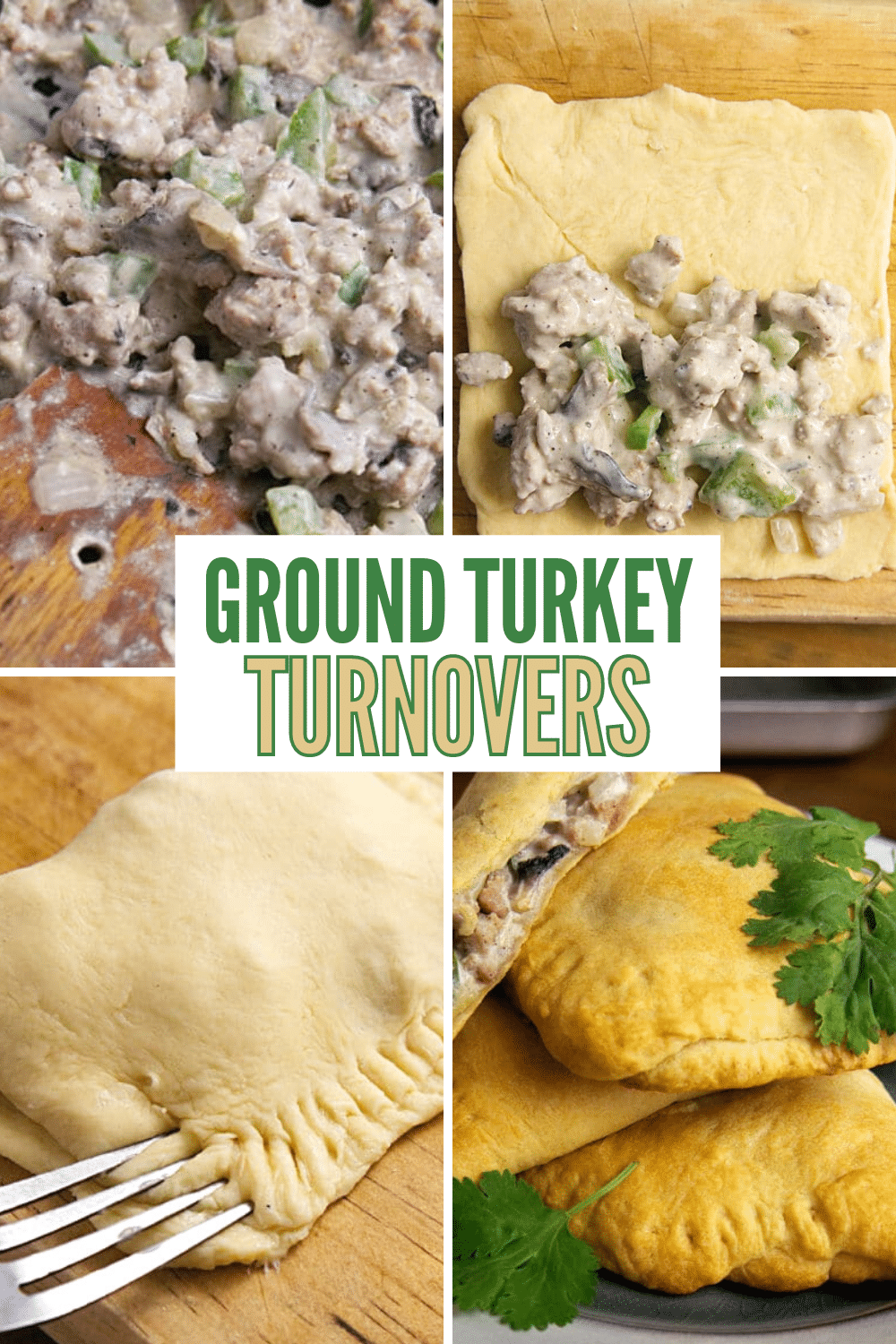 This is one of my favorite dinners when our schedule is crazy. These ground turkey turnovers are easy to eat on the go and kids love them! #easydinner #groundturkey #turnovers via @wondermomwannab
