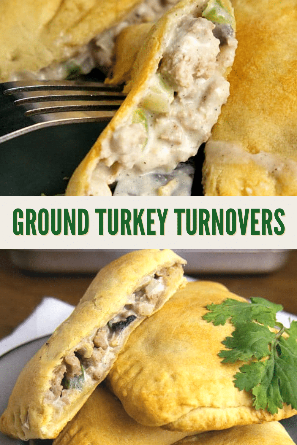 This is one of my favorite dinners when our schedule is crazy. These ground turkey turnovers are easy to eat on the go and kids love them! #easydinner #groundturkey #turnovers via @wondermomwannab