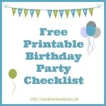 Free Printable Birthday Party Checklist: Planning Guide + Tips
