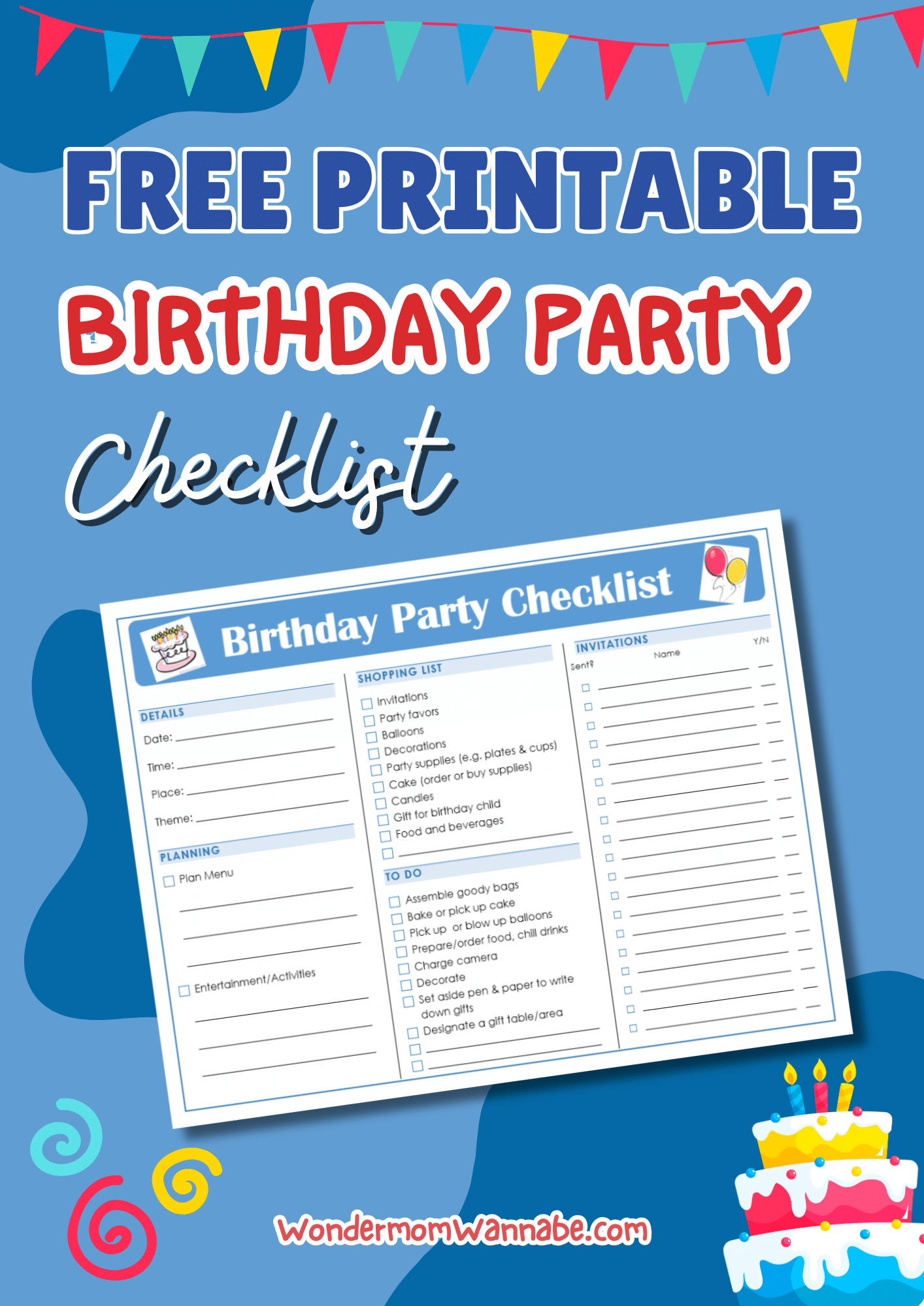 Keywords: free printable birthday party checklist

Updated Description: Get your hands on a valuable free printable birthday party checklist.