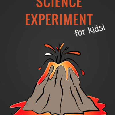 Volcano science experiment