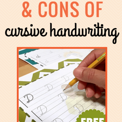 The pros and cons of cursive handwriting