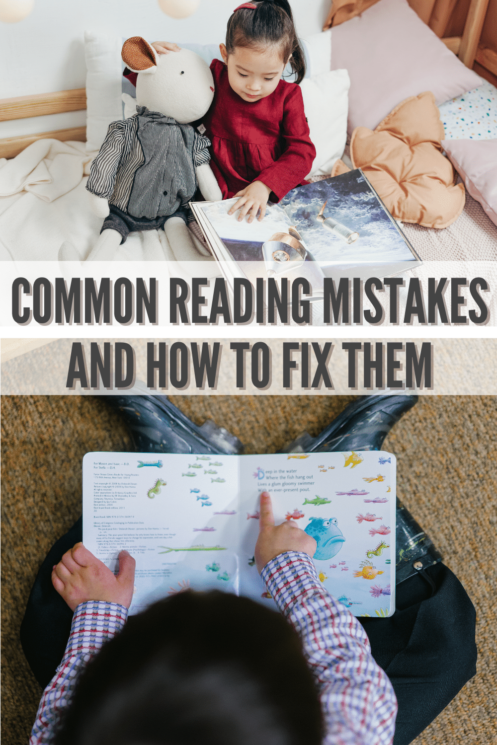 Reading is a challenge for a lot of young children. Here are some of the more common reading mistakes, and how to fix them. #parentingtips #reading #LearningToRead #teachingkids via @wondermomwannab