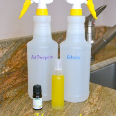 All purpose and glass homemade cleaners