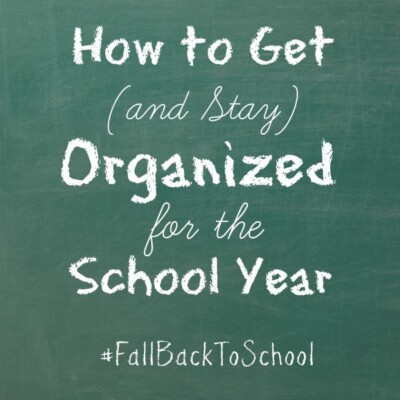 How to get (and stay) organized for the school year