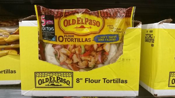 Old El Paso Tortilla Box Tops