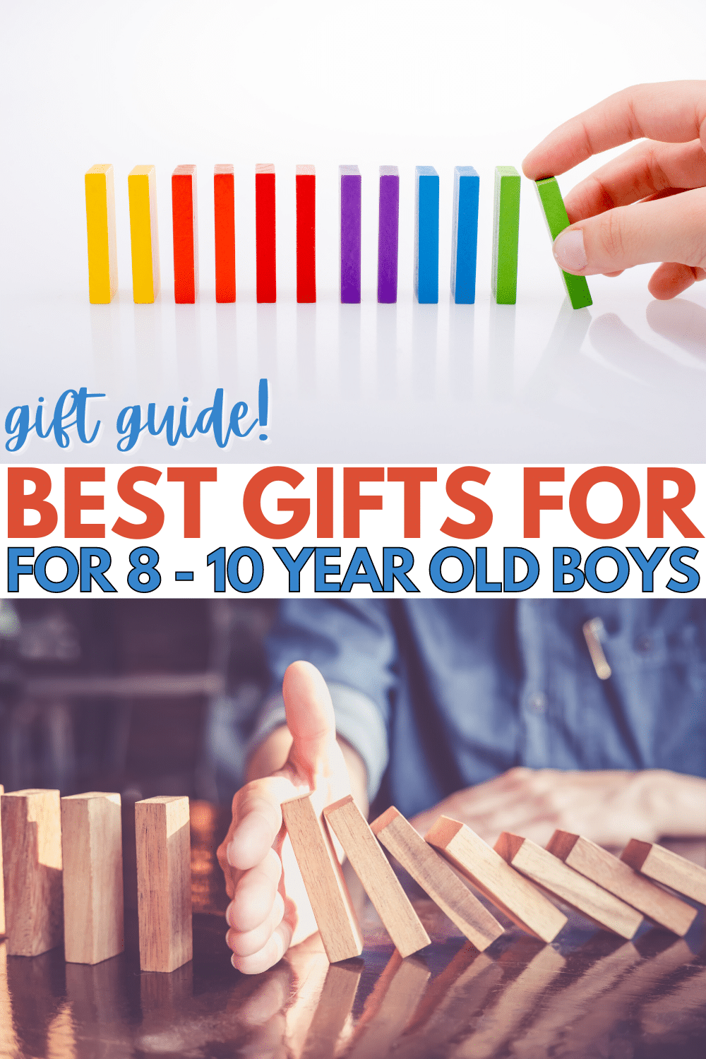 Here's a list of the best gifts for 8 to 10-year old boys. They are fun to shop for because they're full of spunk, creativity, logic and fine motor skills. #giftguide #giftideas #forboys #boys8to10 via @wondermomwannab