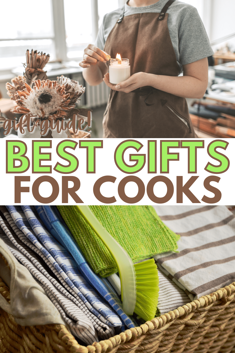 A list of the best gifts for people who love to cook, whether they have just discovered the passion or if they've been cooking for years. #giftguide #giftideas #cooking #cooks via @wondermomwannab