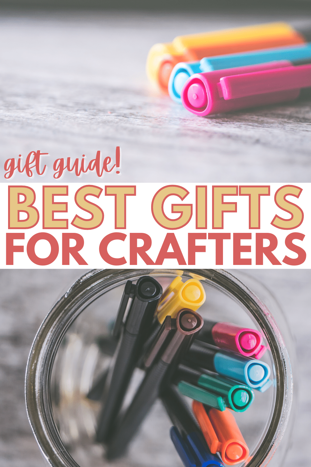 Crafty people can be hard to buy for since they can make almost anything! This list of the best gifts for crafters has plenty of options sure to please. #giftguide #giftideas #crafters via @wondermomwannab