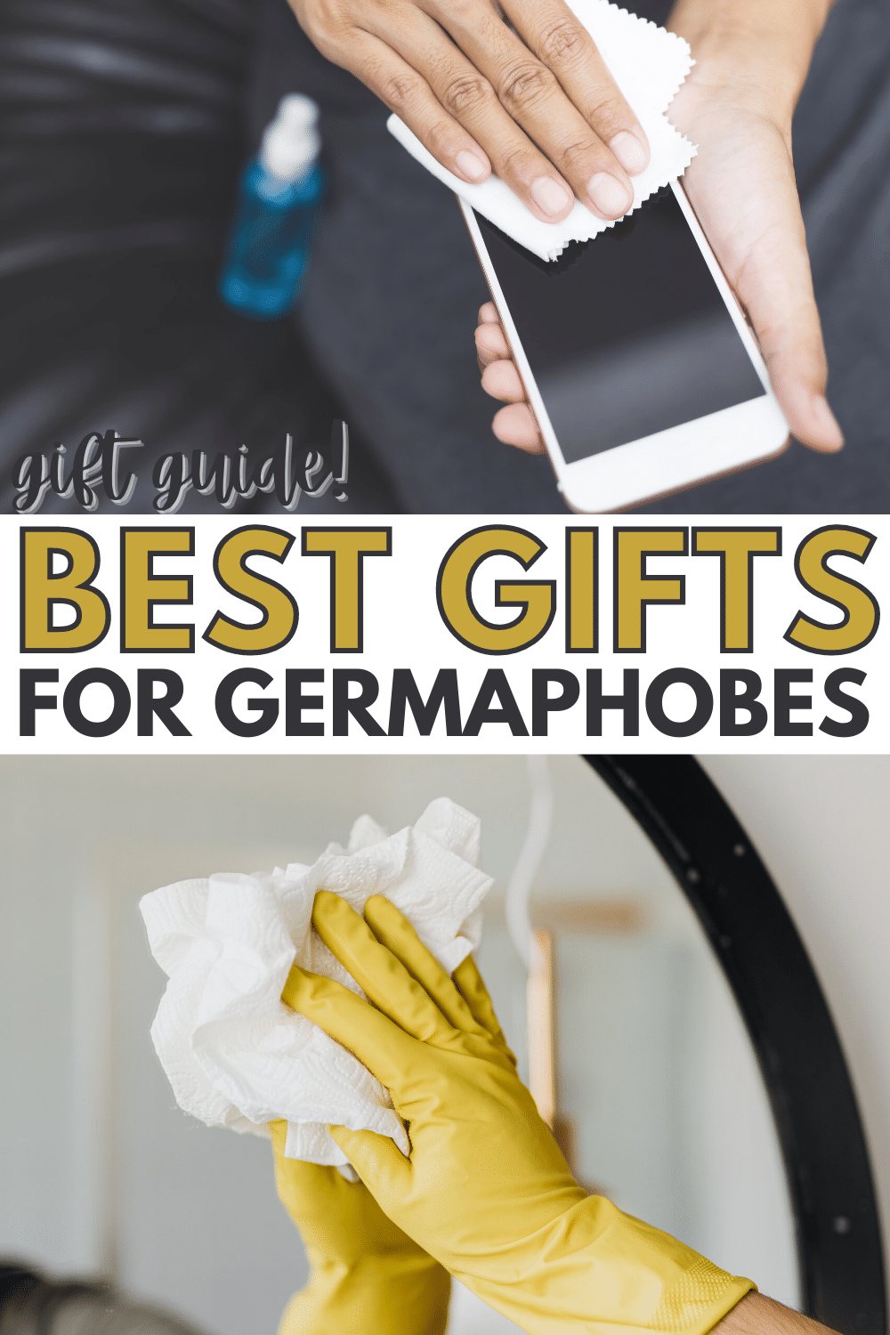 Do you have a friend who hates germs? This list of the best gifts for germaphobes has plenty of ideas he or she will love! #germaphobe #giftideas #giftguide via @wondermomwannab