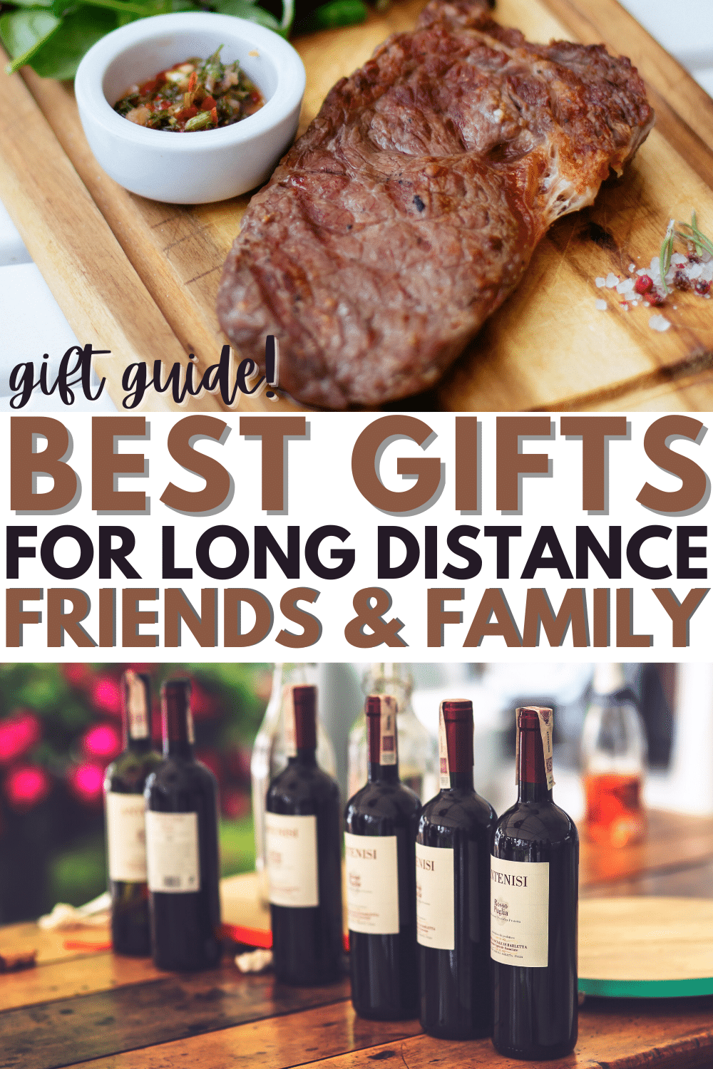 If you live far from friends or family & want to send a gift, the shipping costs are crazy! So, here's the best gifts for long-distance friends and family. #giftguide #giftideas #friends #family via @wondermomwannab