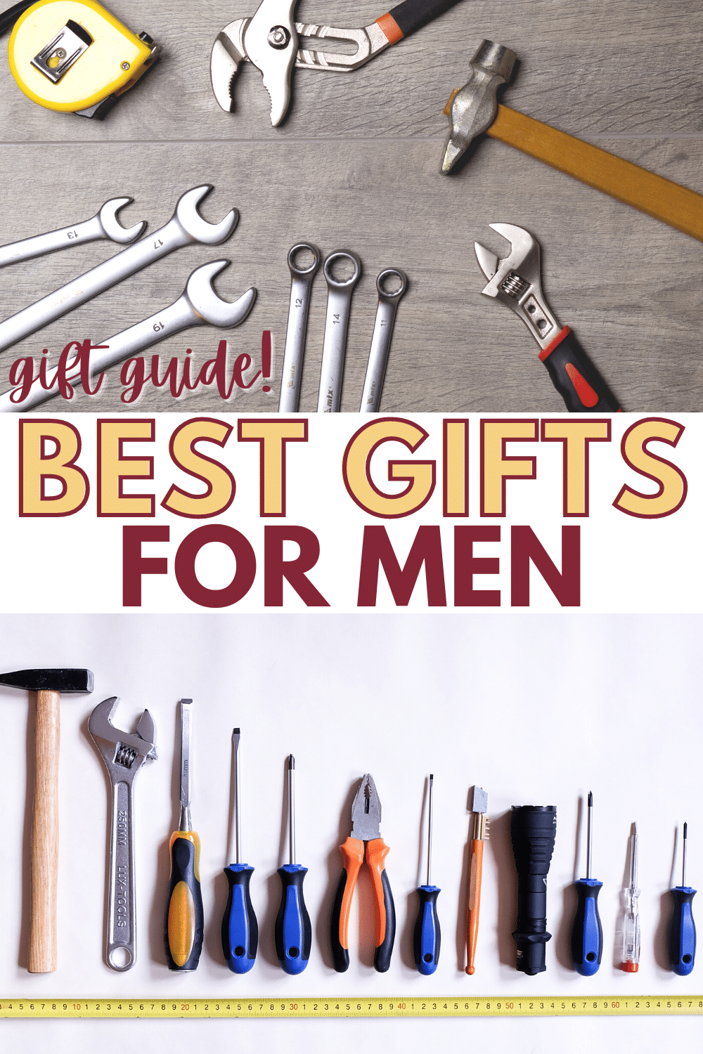 Do you need a gift for a man but it's hard to know what they really want or need? Here's a list of the best gifts for men to help you out. #giftguide #giftideas #forhim #giftsformen via @wondermomwannab