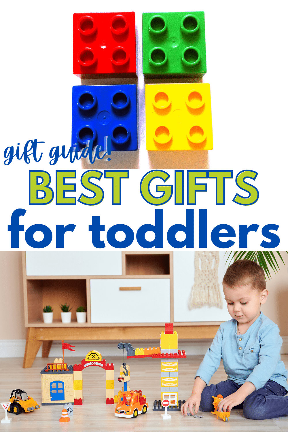 Toddlers are fun to shop for because 2 to 3-year old kids are so full of enthusiasm and wonder. Here's a list of the best gifts for toddlers. #giftguide #giftideas #toddlers #forkids via @wondermomwannab
