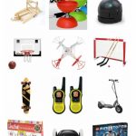 Collage of gift ideas for tween boys