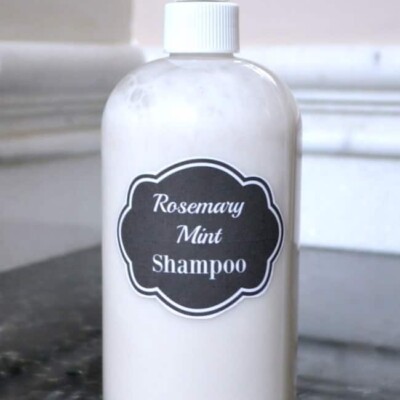 All Natural Rosemary Mint Shampoo