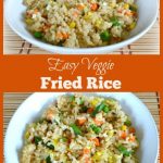 Veggie Fried Rice in white bowl