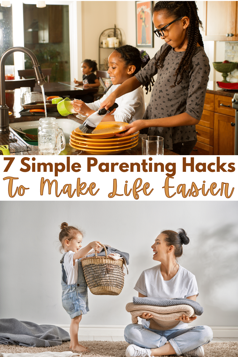 Here are 7 simple parenting hacks to help make your parenting life a little bit easier. I hope these parenting tips help you feel like a superhero mom. #parentinghacks #parentingtips #busymom #parenting via @wondermomwannab