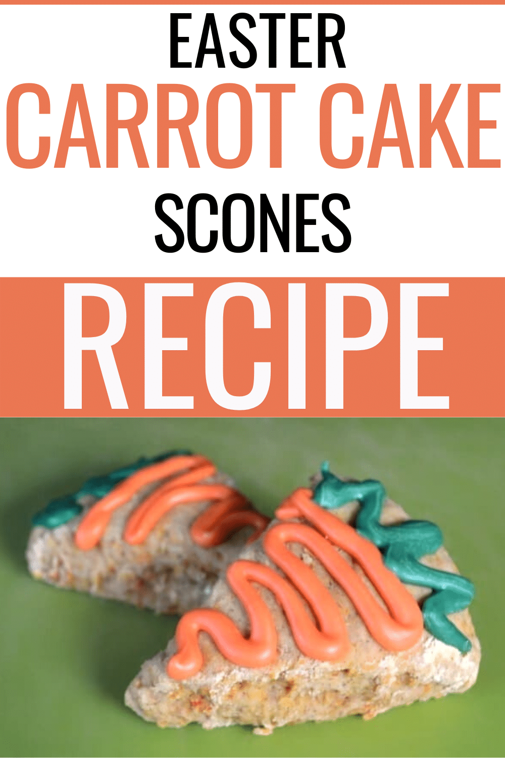 These carrot cake scones are a delicious and fun treat, perfect addition to your menu for your Spring and Easter brunches. #scones #carrotcake #easter #brunch via @wondermomwannab