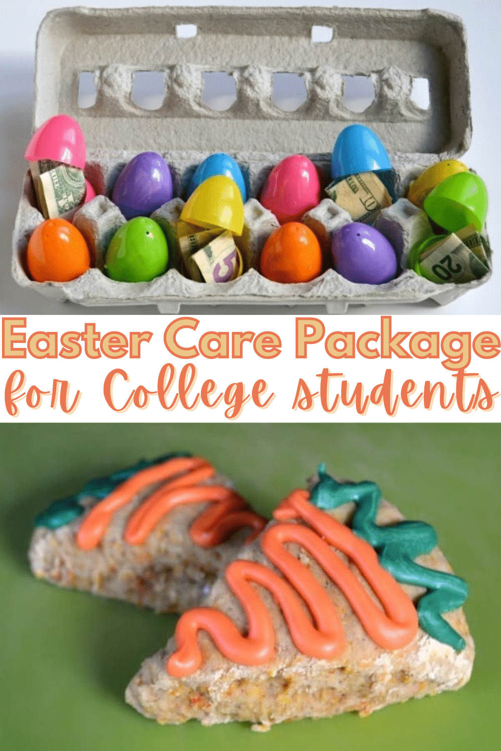 Here are some ideas for items to include in an Easter and Spring themed care package to celebrate the season for college students. #easter #carepackage #spring #collegestudent via @wondermomwannab