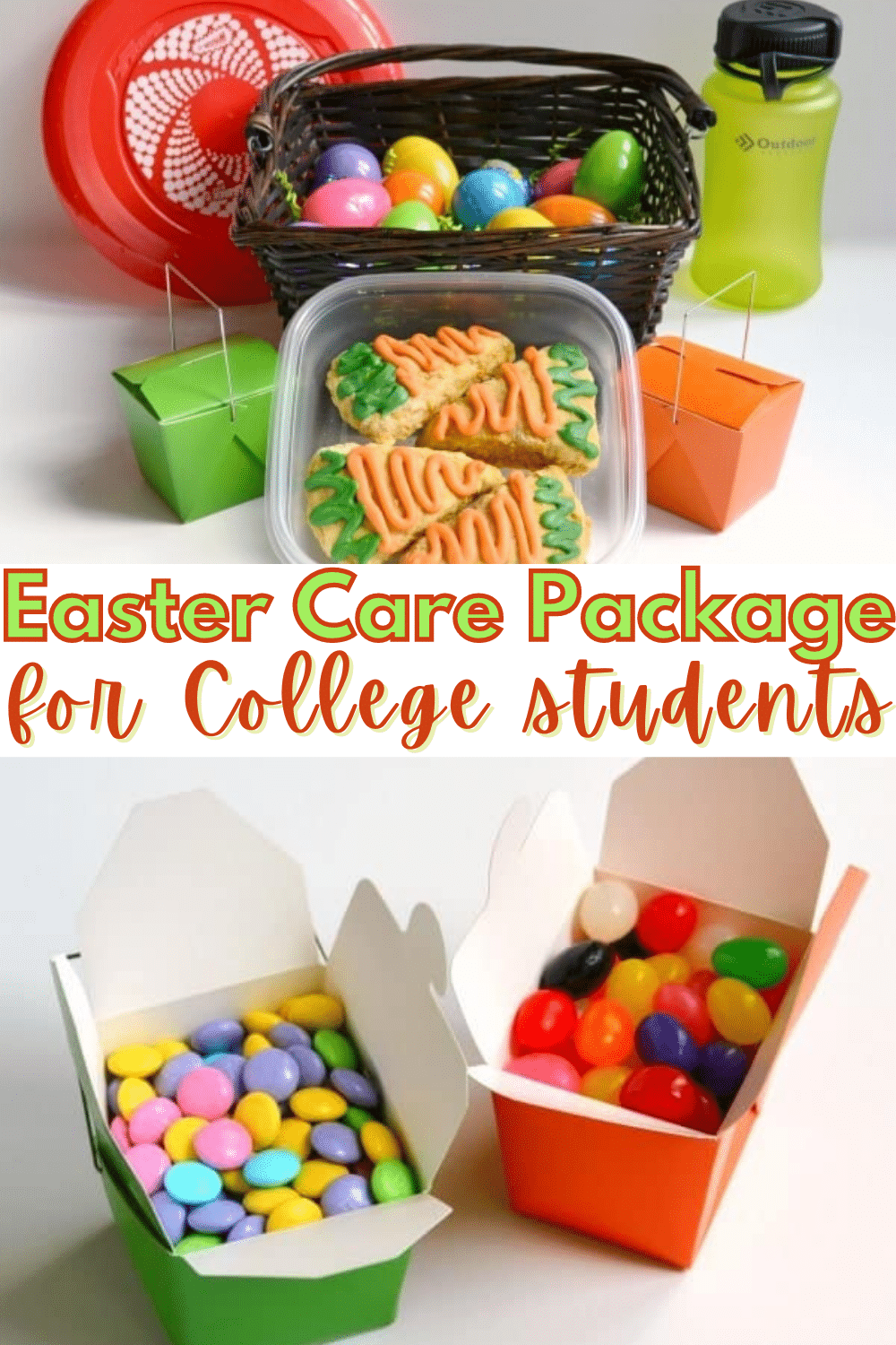 Here are some ideas for items to include in an Easter and Spring themed care package to celebrate the season for college students. #easter #carepackage #spring #collegestudent via @wondermomwannab