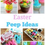 Collage of Easter peep ideas