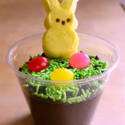 Easter Peep Pudding Cup