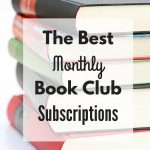 Stack of 5 books. "The best monthly book club subscriptions"