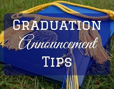 "Graduation Announcement Tips"