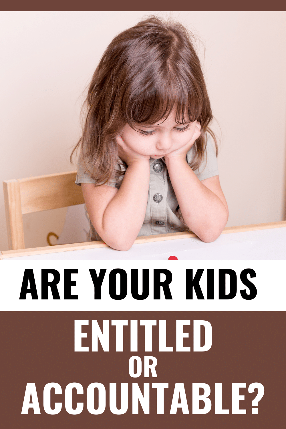 Are your kids entitled or are you holding your kids accountable? Learn to take the steps to ensure you enrich your kids' lives and those around them. #parentingtips #entitledkids #accountable via @wondermomwannab