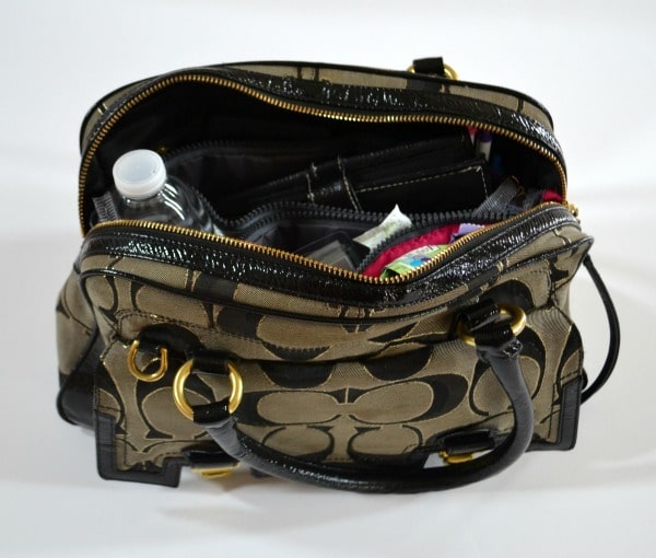 My purse organizer fits easily in my handbag