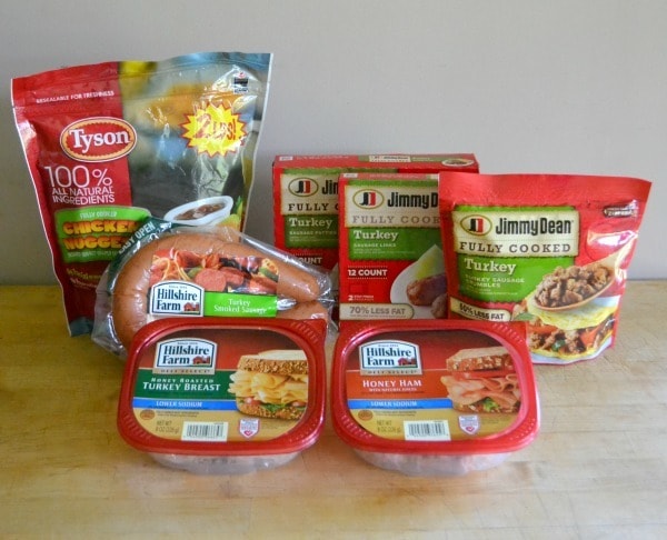 These are the Tyson products I usually keep stocked to make it easier to feed my family during the busy school year