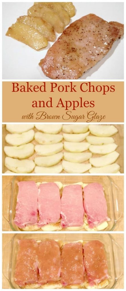 This recipe is for baked pork chops and apples with brown sugar glaze is my family's absolute favorite dinner and it's also super easy to make!