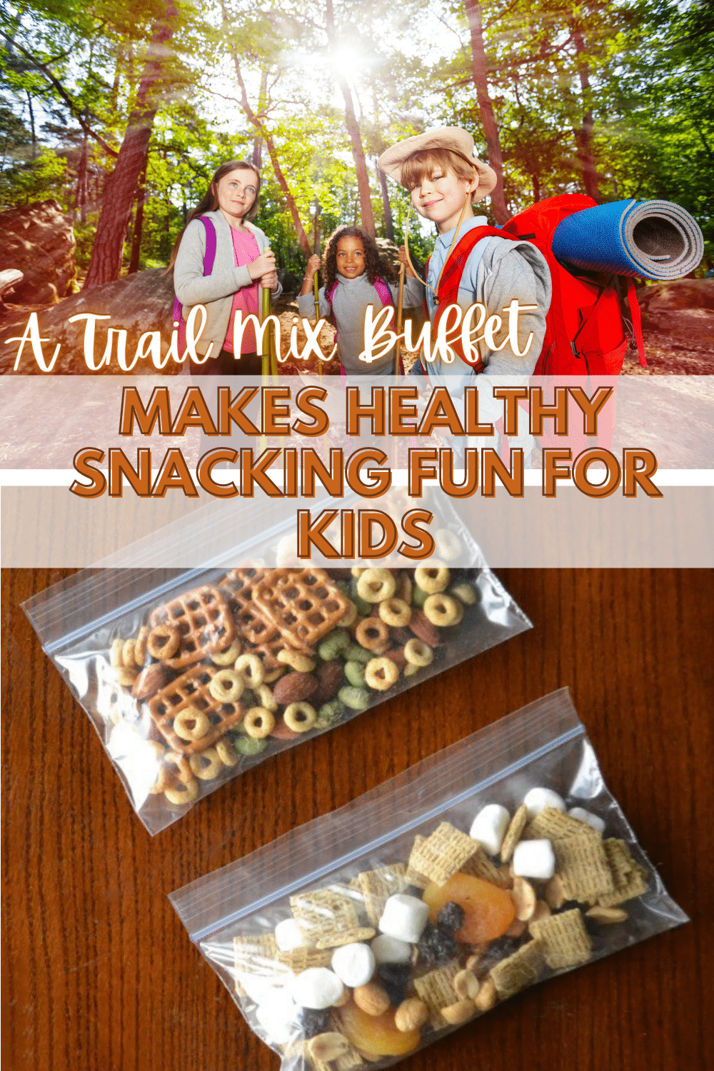 A trail mix buffet is a great way to empower kids to make their own healthy snack choices and have fun in the process of making them. #trailmix #healthysnack #forkids #buffet via @wondermomwannab