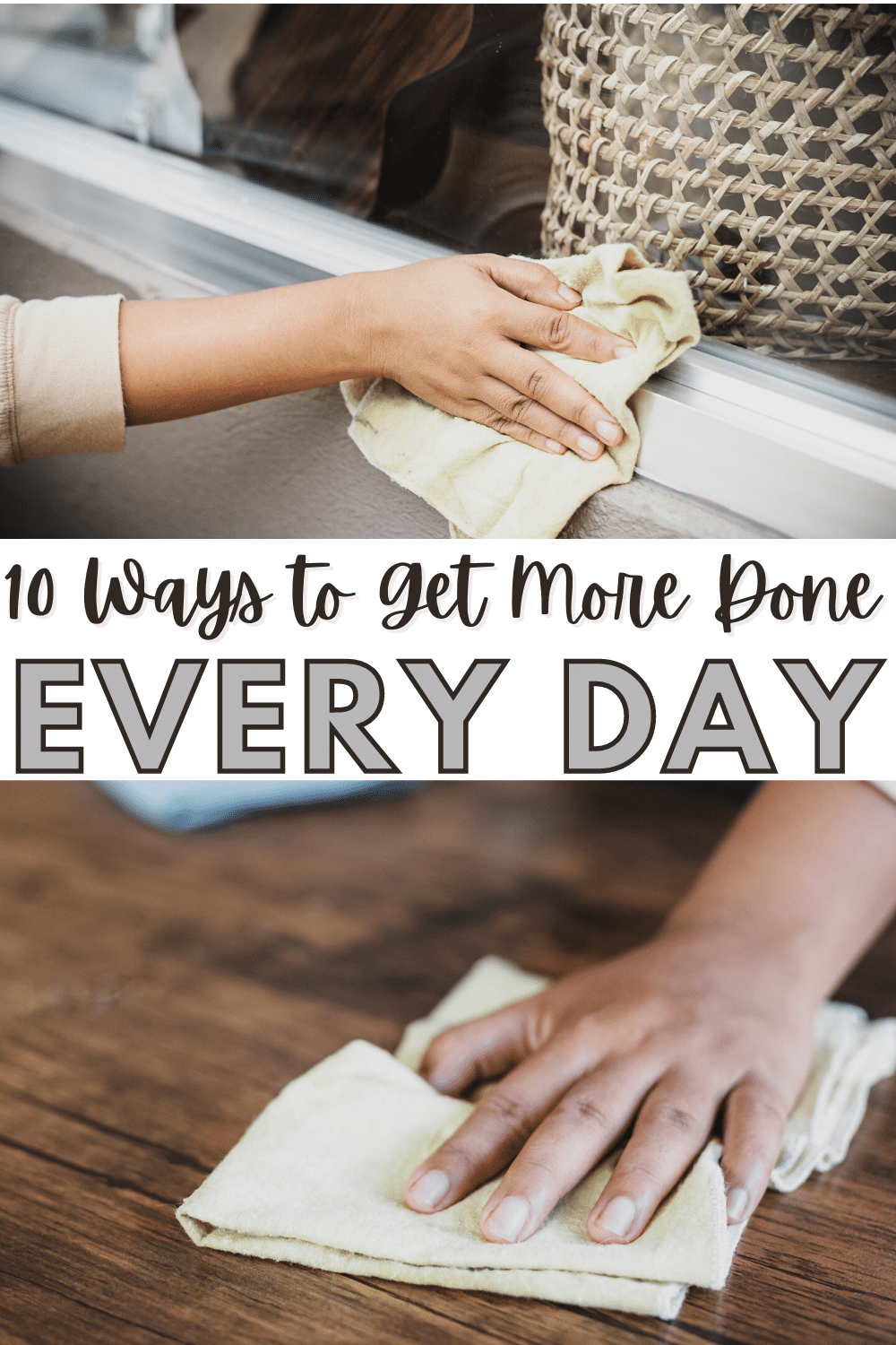Busy moms have a lot to do and never enough time to do it all. Here are 10 easy ways to get more done every day that you can start using right now. #busymoms #getmoredone #productiveday #productivemorning via @wondermomwannab