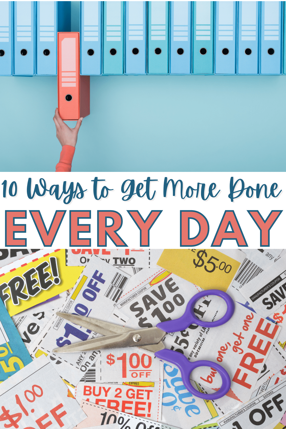 Busy moms have a lot to do and never enough time to do it all. Here are 10 easy ways to get more done every day that you can start using right now. #busymoms #getmoredone #productiveday #productivemorning via @wondermomwannab