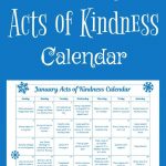 Get the year off to a joyous start with this January Acts of Kindness Calendar. Many of the kindness acts are tied to the month's theme and unique January holidays.