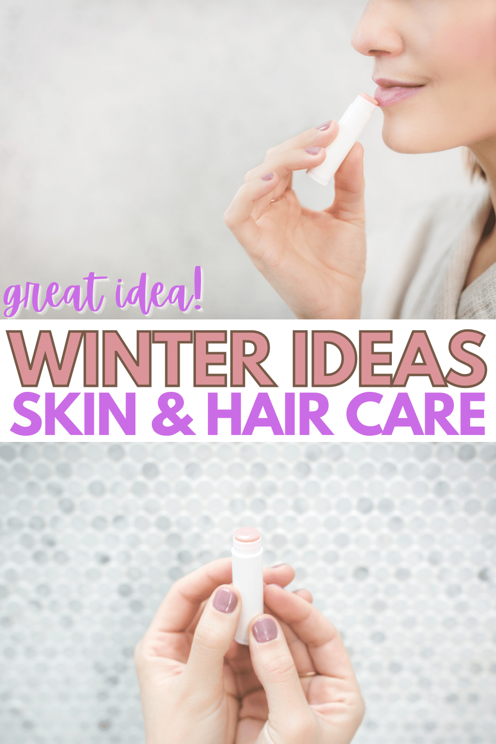 Winter conditions can wreak havoc on your skin and hair. Fend off the harmful effects of cold, harsh weather with these winter skin and hair care tips. #winter #skincare #hairtips #beautytips via @wondermomwannab