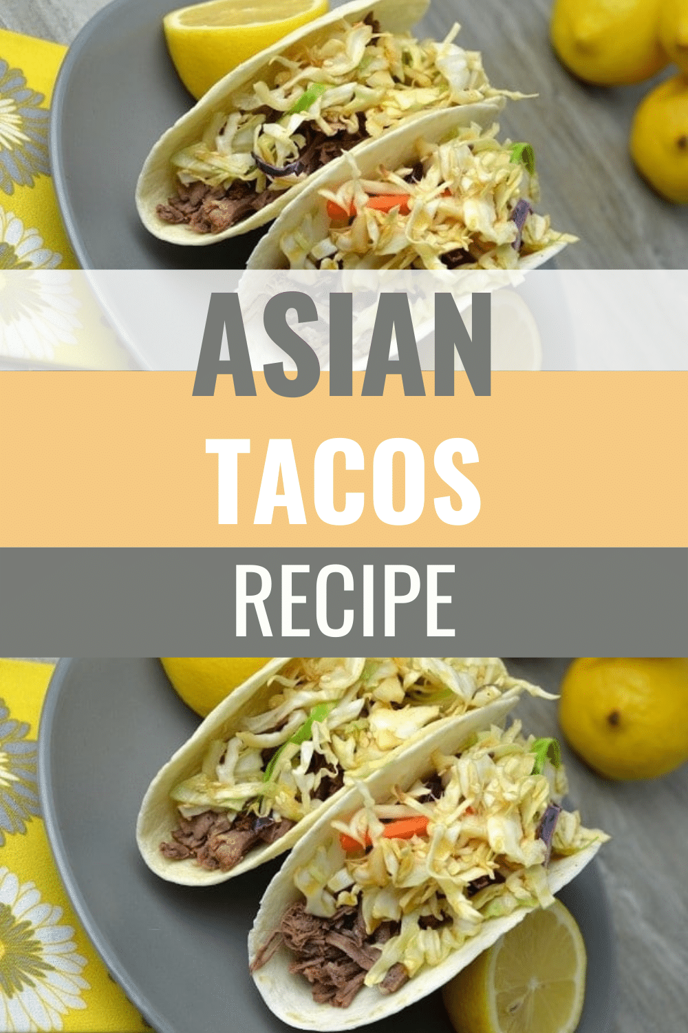 Asian Tacos are a tasty marriage of Asian flavors and Mexican food portability. Even better, they're easy and affordable to make too! #asianfood #mexicanfood #tacos via @wondermomwannab