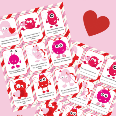 Valentine Coupons for Kids