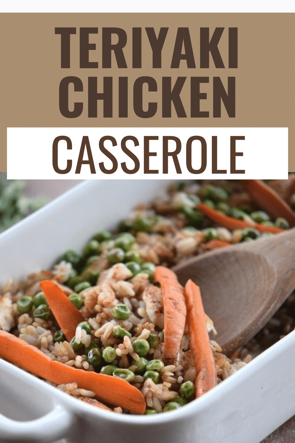 Teriyaki Chicken Casserole is an easy, flavorful dinner that everyone in the family loves. No wok required - the oven does most of the work! #casserole #dinner #teriyakichicken via @wondermomwannab