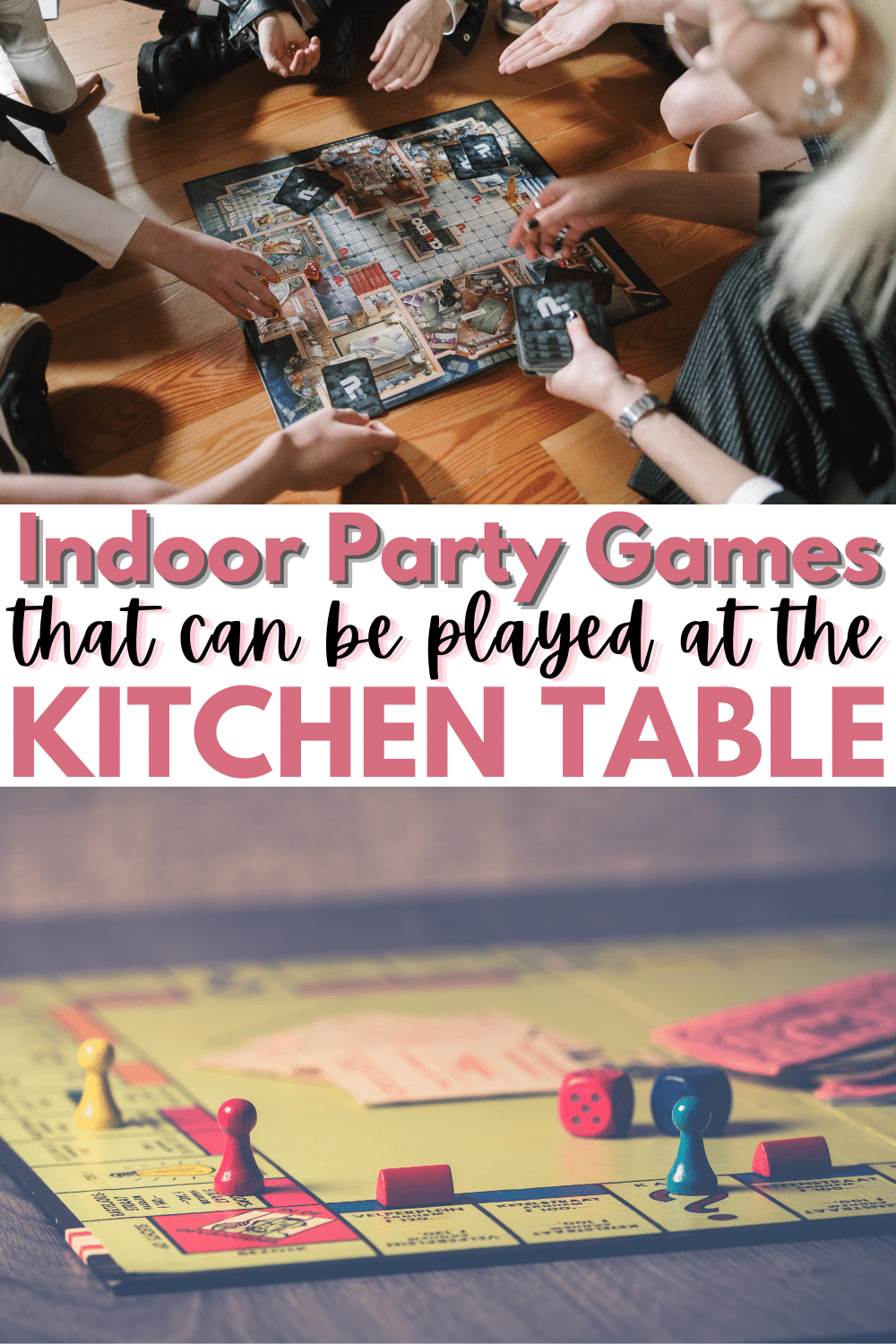 These indoor party games for kids can be played at the kitchen table! No special equipment needed and the kids have a lot of fun playing them! #familyfun #games #partyactivities via @wondermomwannab