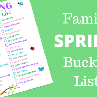 Family Spring Bucket List