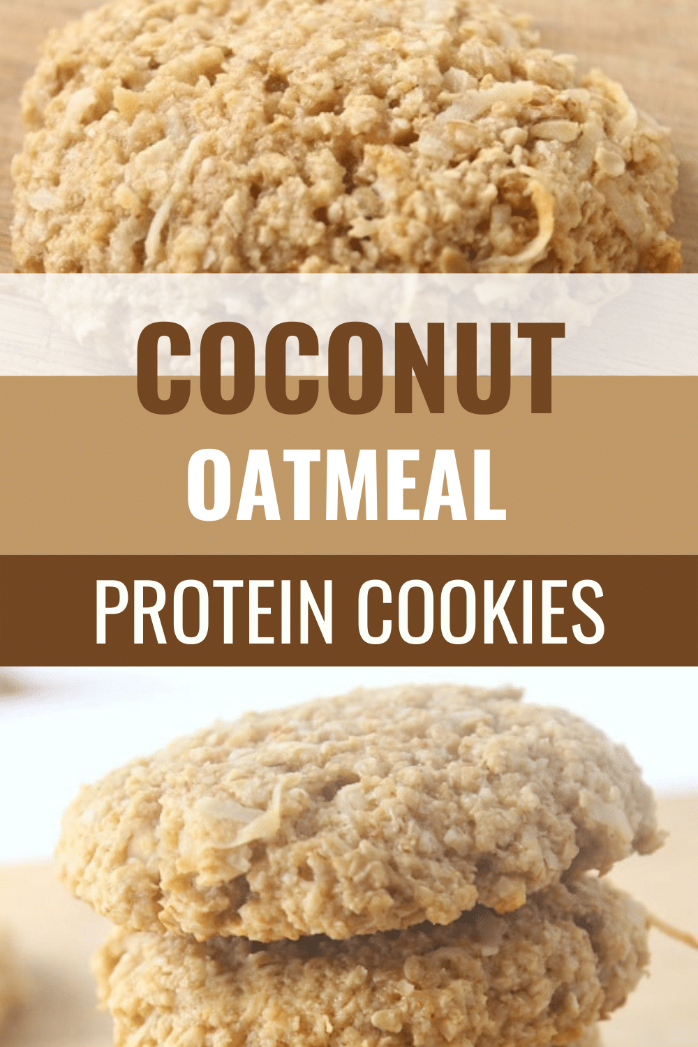 These coconut oatmeal protein cookies are full of wholesome ingredients, providing plenty of protein and fiber for long-lasting energy in this tasty treat. #cookies #protein #oatmealcookies #coconut via @wondermomwannab